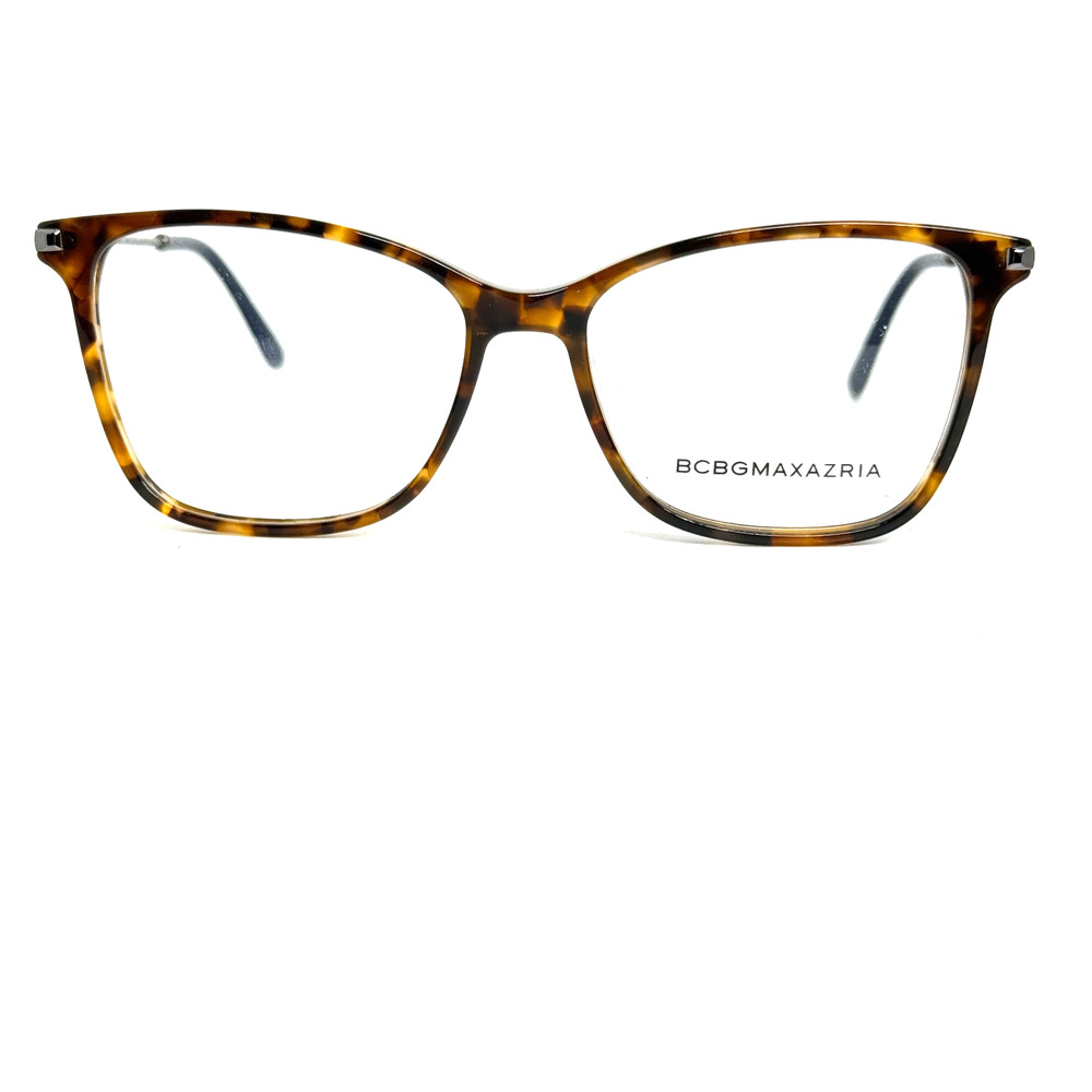 BCBGMAXAZRIA Fleur‎ Tortoise Laminate 53-16-135 Full Rim Eyeglasses Frame 20658